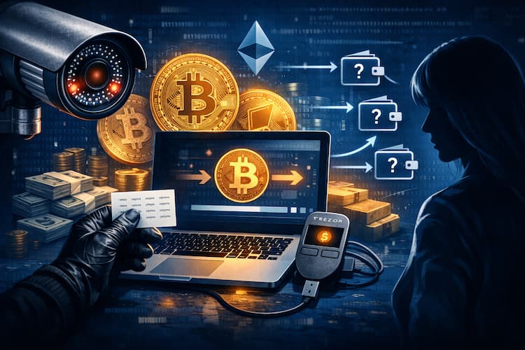 Güvenlik kamerasıyla kripto para hırsızlığı