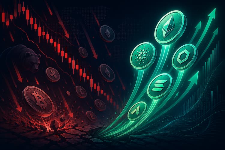 Kripto Piyasası Düşerken Yükselen Altcoinler